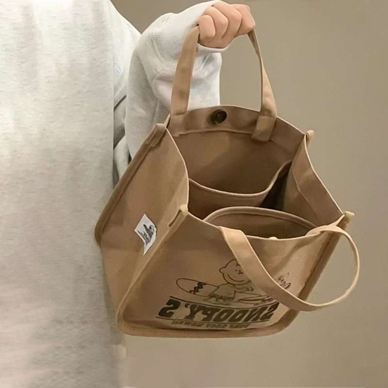 旅行バッグ スヌーピー風多機能トートバッグ