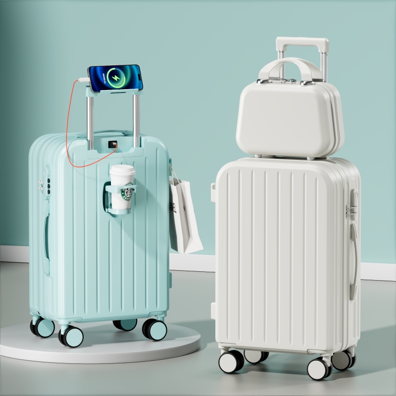 旅行バッグ 多機能スマート充電キャリーケース