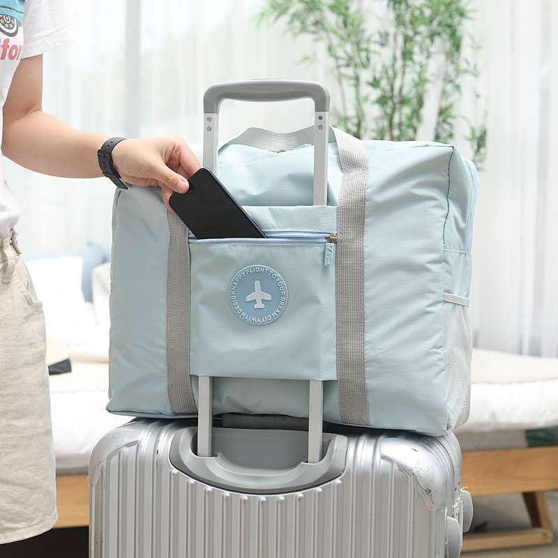 旅行バッグ 機内持込可能拡張トート