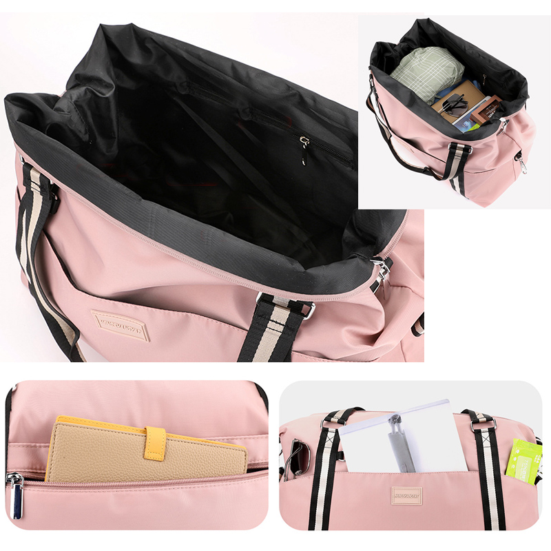旅行バッグ 大容量ボストンバッグ 撥水加工 斜め掛け可能 旅行鞄