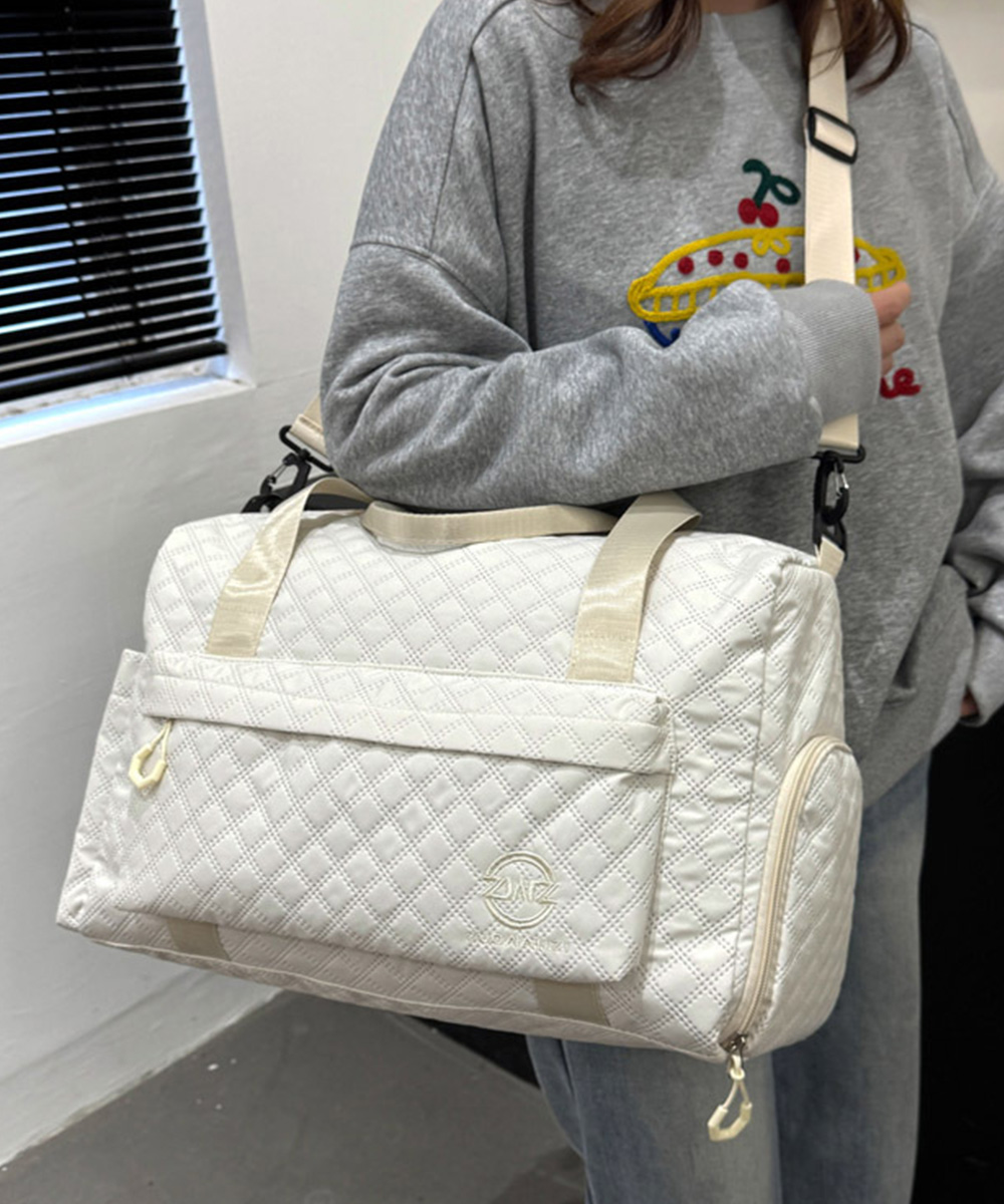 旅行バッグ キルティング大容量ボストンバッグ修学旅行対応鞄