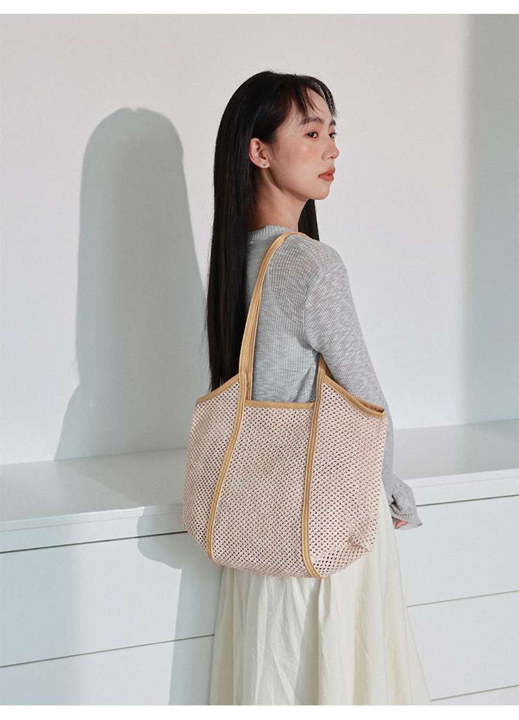 旅行バッグ 夏の風 メッシュトート