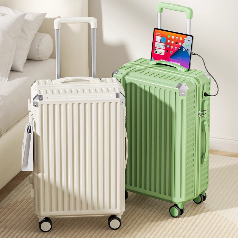 旅行バッグ スマート充電機能付き縦型キャリーケース