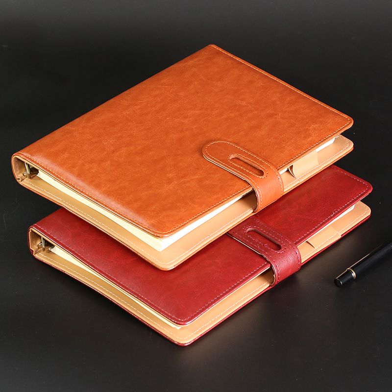 ノートカバーA5 本革手帳型ベルト付きノートカバー