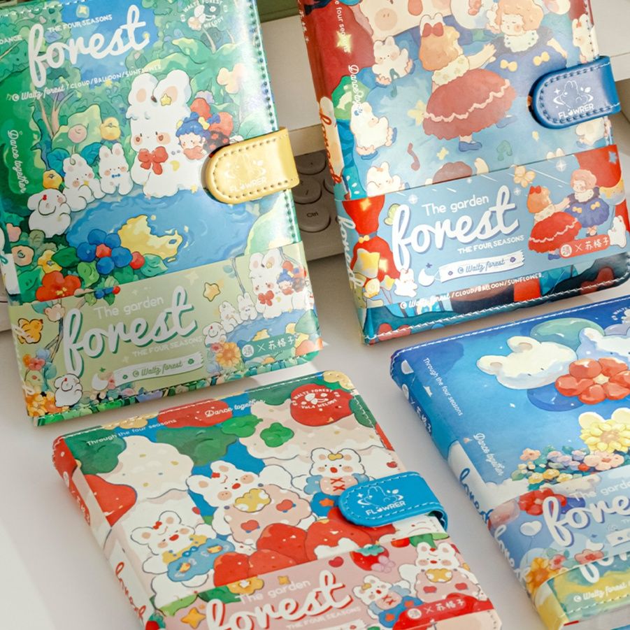 ノートカバー 四季の森 ファンタジーノートカバー