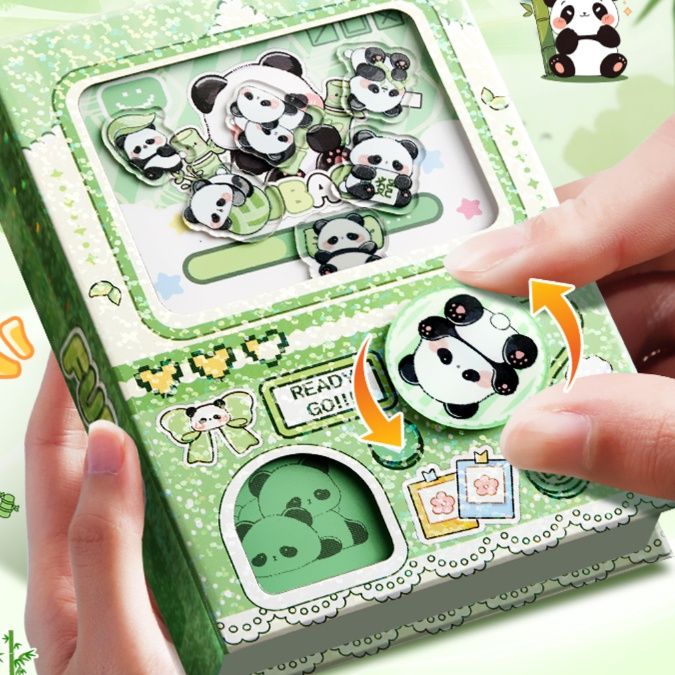 ノートカバー 遊び心満載パンダゲームノート