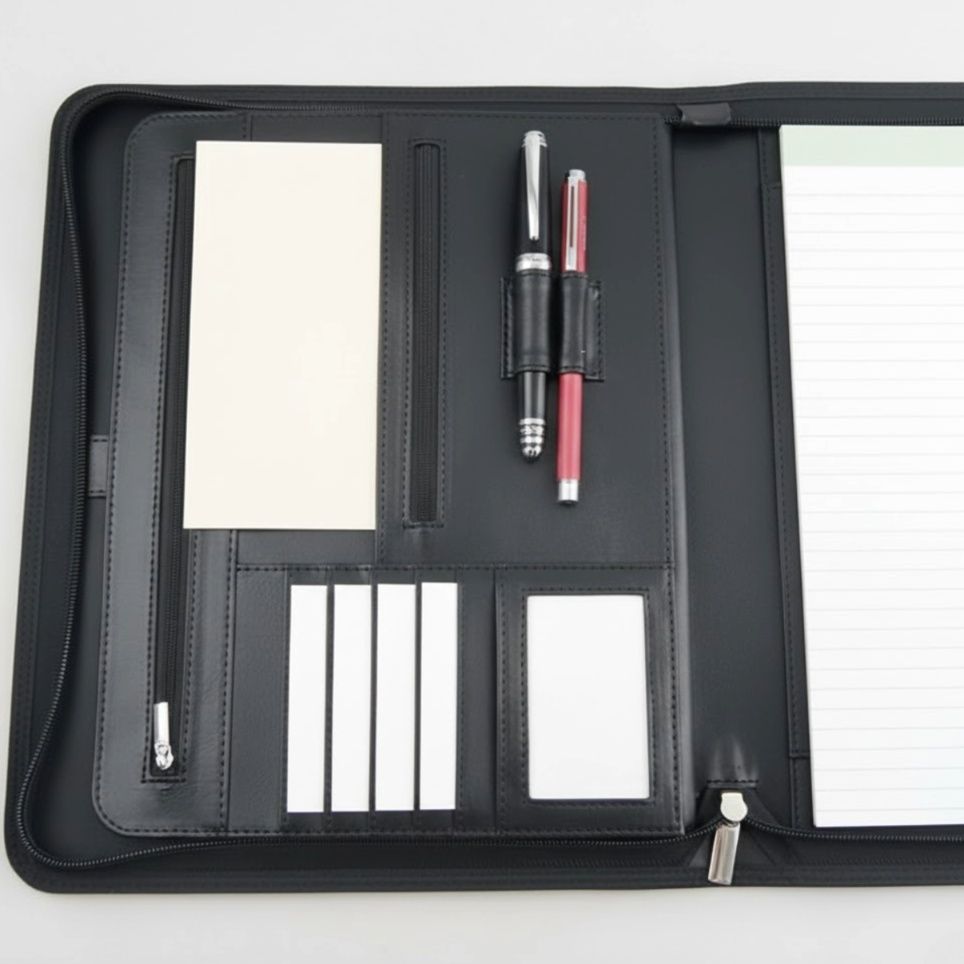 ノートカバー 多機能ビジネス手帳型ノートカバー