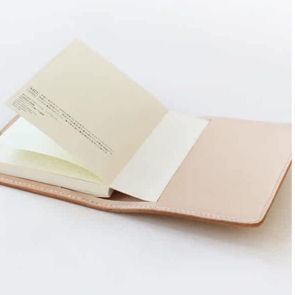 ノートカバー 本革仕立てステッチデザイン