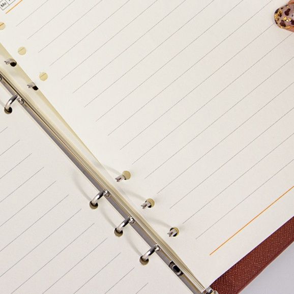 ノートカバー 多機能活頁本用高級合成皮革