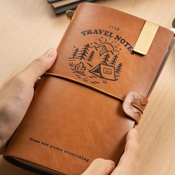 旅行手帳B6サイズノートカバー リフィル交換式 PUレザー仕様