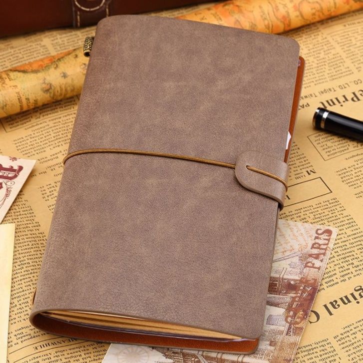 上質な合成皮革製携帯手帳A6サイズノートカバー
