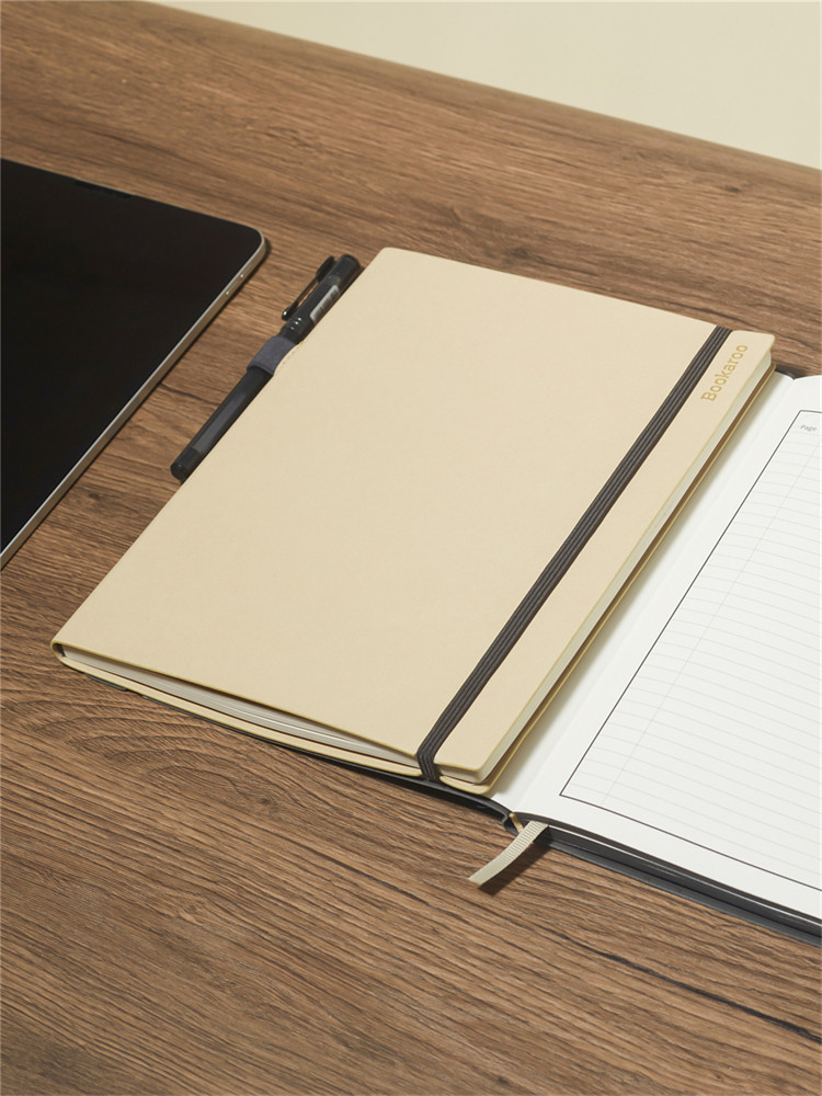 ノートカバー ゴムバンド付きシンプルハードカバーノート