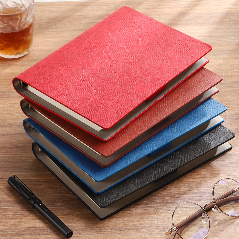 ノートカバー 型押し合成皮革のシンプルノートカバー