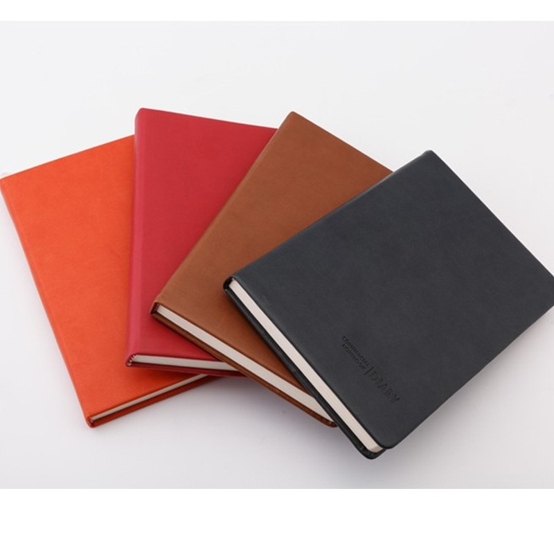 ノートカバー 本革調シンプルノートカバー縦型手帳 A6サイズ