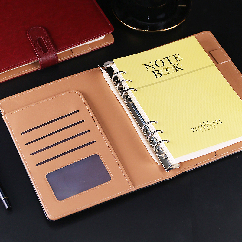 ノートカバーA5 本革手帳型ベルト付きノートカバー