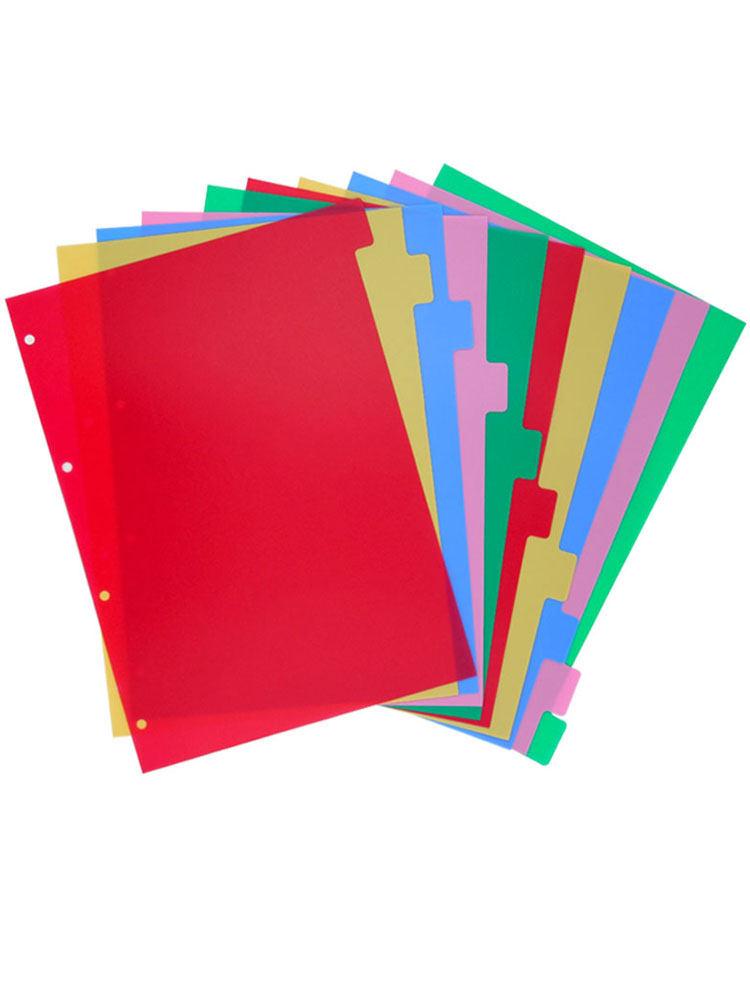 ノートカバー 多色インデックス付き活用型