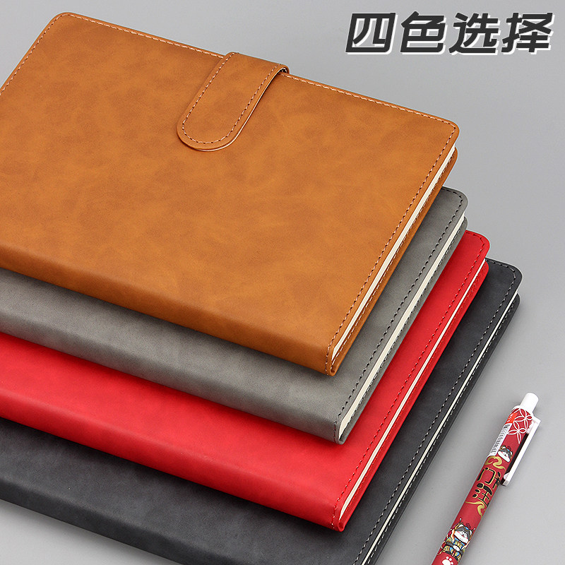 上質合成皮革ベルト留めノートカバー