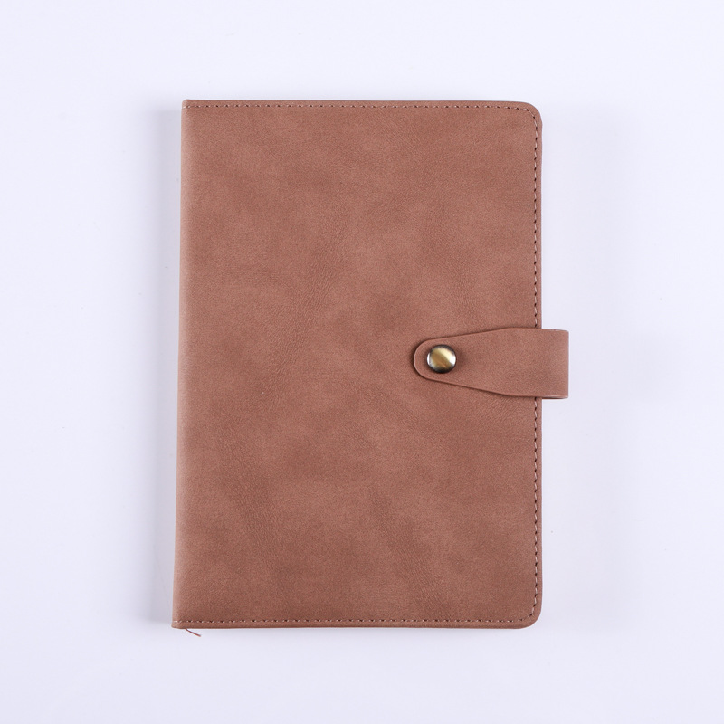 ノートカバー 本革調ペンホルダー付き手帳型ノートカバー