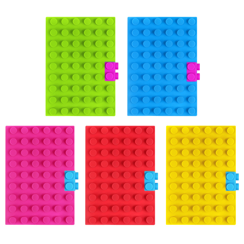 ノートカバー ブロック風ポップノートカバー