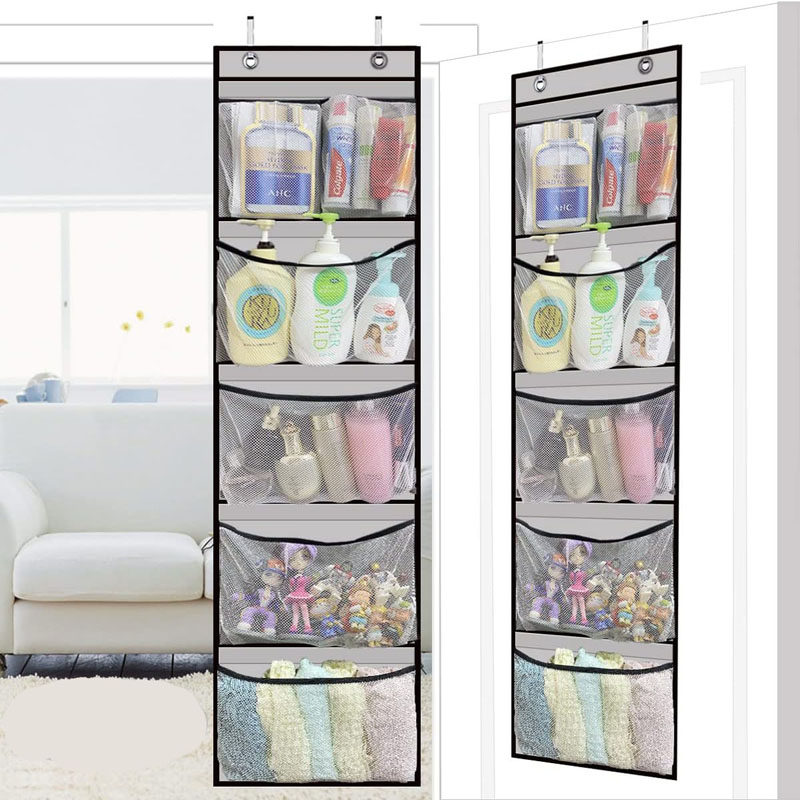 ぬいぐるみ収納 多段式メッシュポケット吊り下げ収納ラック