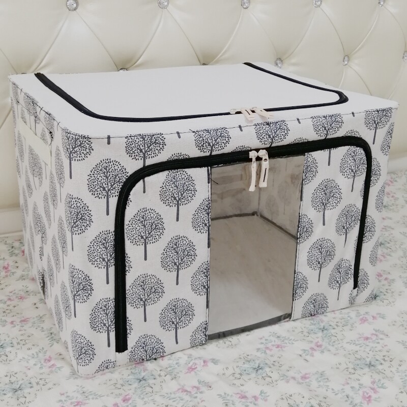 ぬいぐるみ収納 大容量透明窓付き折りたたみ式ぬいぐるみ収納ボックス