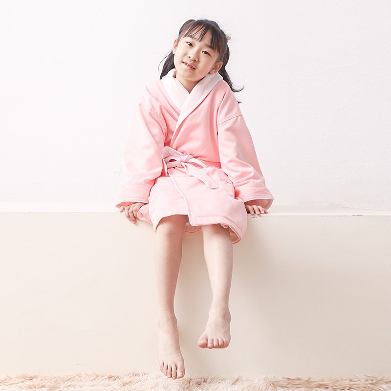 バスタオル 子供用ふわふわ肌触り優しいバスローブ