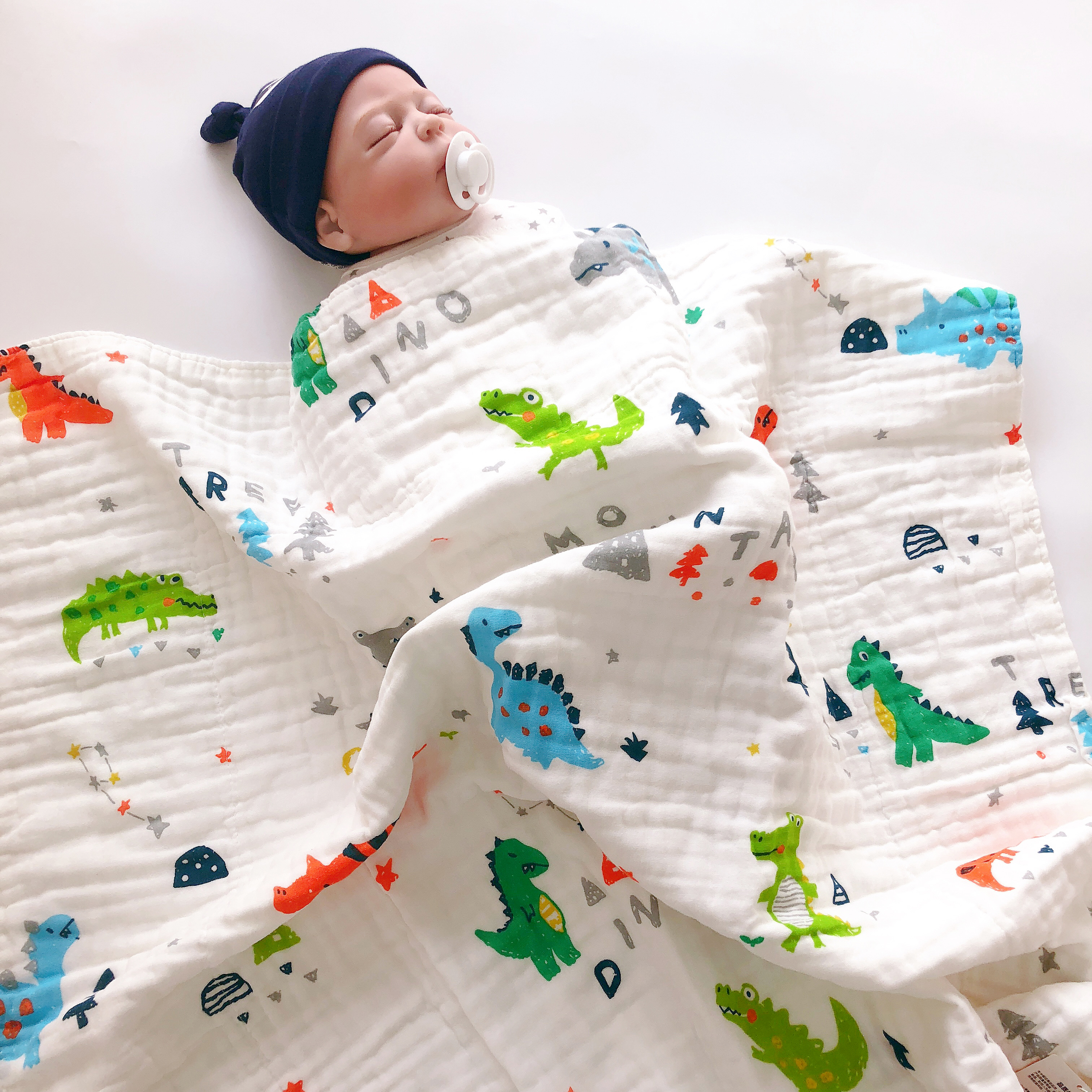 バスタオル ガーゼ 6重 日本風 綿100 新生児 おくるみ ブランケット 子供用 吸水 通気性