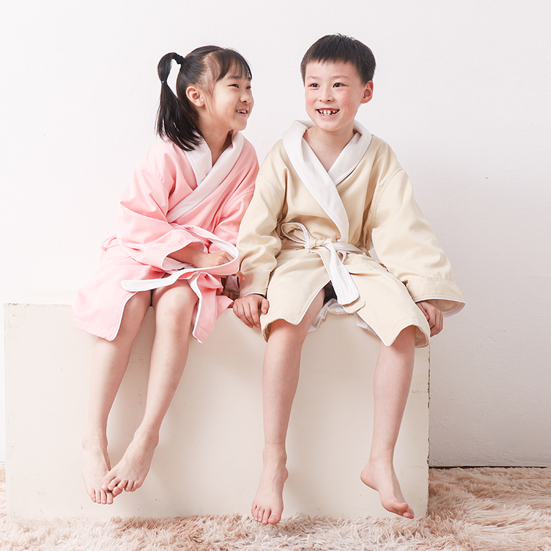 バスタオル 子供用ふわふわ肌触り優しいバスローブ