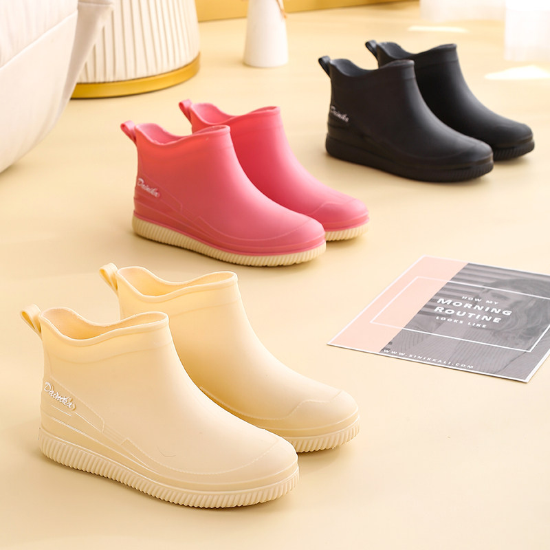 レインブーツ ショートレインブーツ レディース 厚底ソール