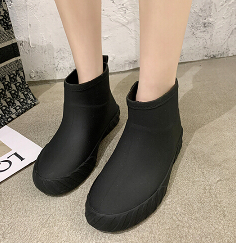 レディース ショート レインブーツ 梅雨対策 防水靴