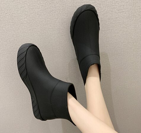 レディース ショート レインブーツ 梅雨対策 防水靴