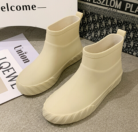 レディース ショート レインブーツ 梅雨対策 防水靴