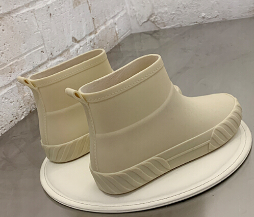 レディース ショート レインブーツ 梅雨対策 防水靴