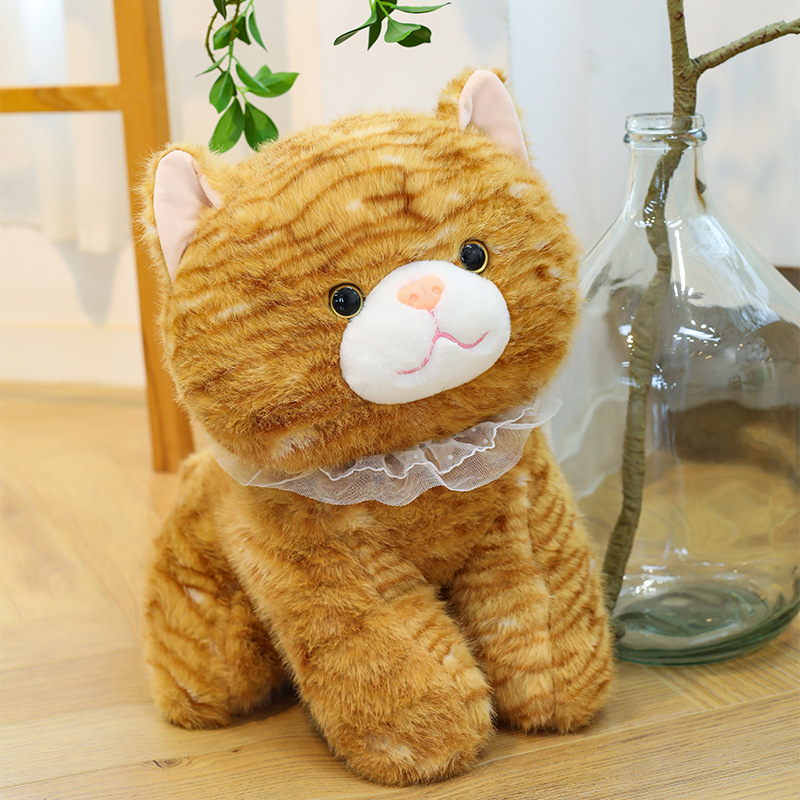 猫ぬいぐるみ もふもふレースちゃん
