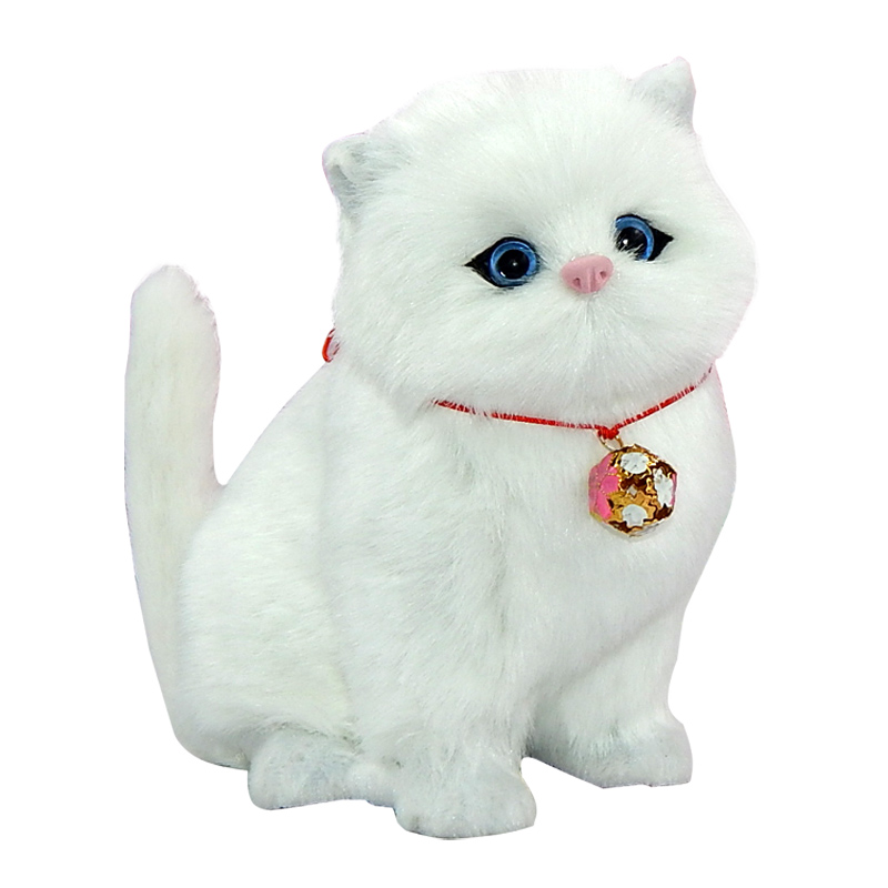 猫ぬいぐるみ 華やか鈴付き三毛猫ぬいぐるみ