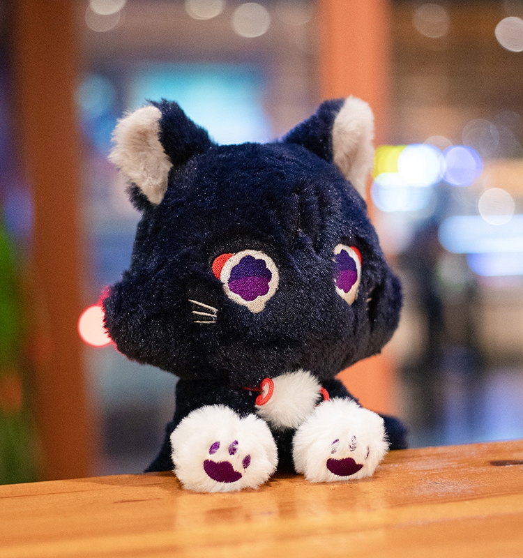 猫ぬいぐるみ 夜空の瞳 ふわもち子猫