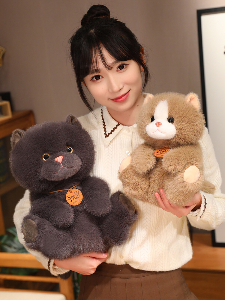 猫ぬいぐるみ ふわもふ雪猫ちゃん