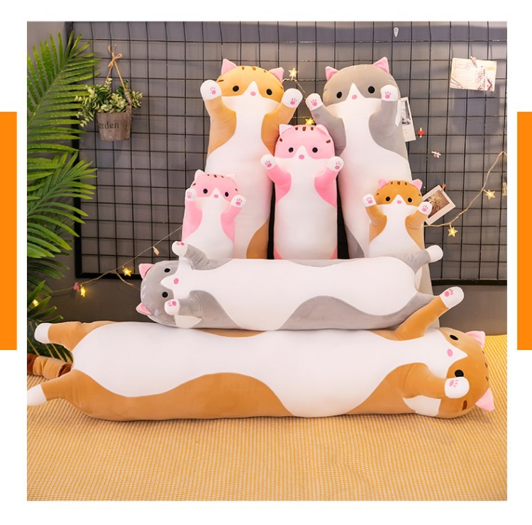 猫ぬいぐるみ もふもふ抱き枕 ねこのお昼寝友達