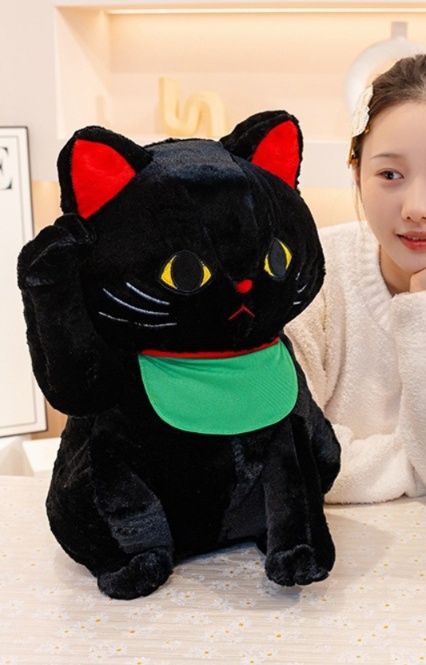 大きな猫のぬいぐるみで寝室が楽しくなる5選