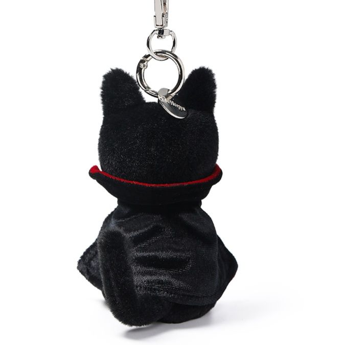 猫ぬいぐるみ 魔法使いの相棒キーホルダー