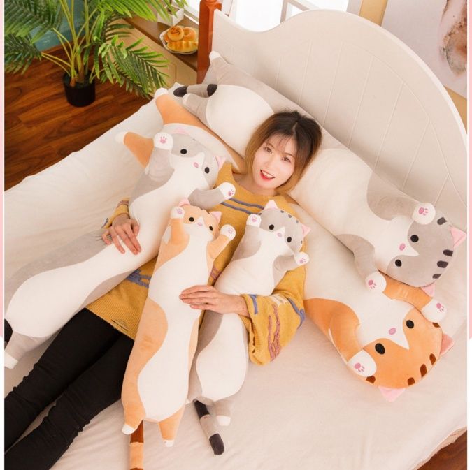 猫ぬいぐるみ ふわもち抱き枕ねこちゃん