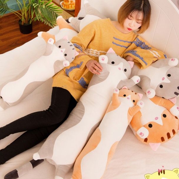 猫ぬいぐるみ ふわもち抱き枕ねこちゃん