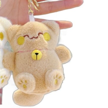 猫ぬいぐるみ にこにこもふにゃん鍵飾り