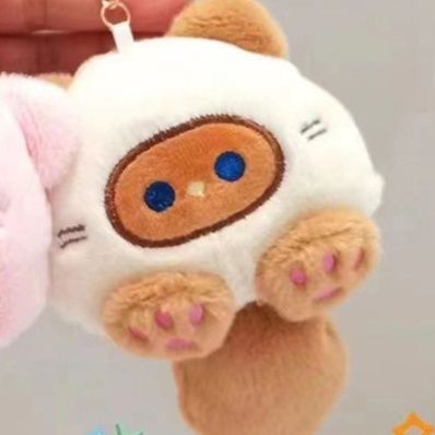 猫ぬいぐるみ まんまるふわにゃんこチャーム
