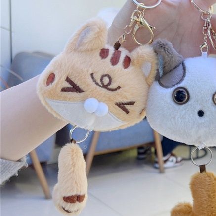 猫ぬいぐるみ ふわもち猫ちゃんキーホルダー