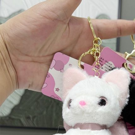 猫ぬいぐるみ ふんわり子猫のバッグチャーム