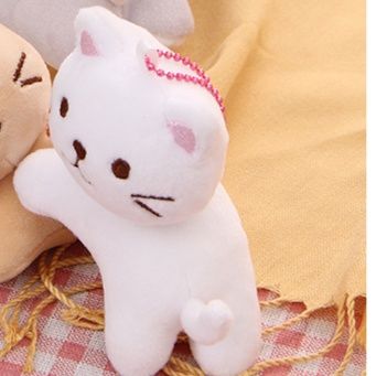 猫ぬいぐるみ ウインク子猫のふわもち抱きぬいぐるみ