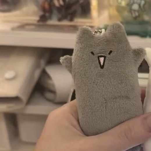 猫ぬいぐるみ もふもふ手のり猫ちゃんチャーム