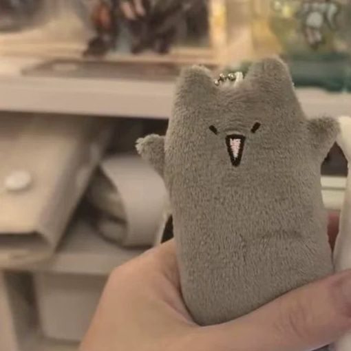 猫ぬいぐるみ もふもふ手のり猫ちゃんチャーム