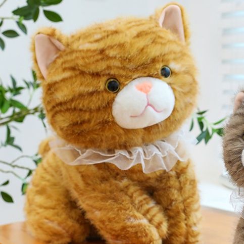 猫ぬいぐるみ もふもふレースちゃん